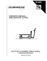 Cushman 612485 Owner'S Manual And Service Manual preview