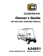 Cushman 626501 Owner'S Manual preview