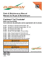 Cushman 84063 - Kubota D1105-E3B Diesel Engine Parts & Maintenance Manual preview