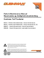 Cushman 898627 Maintenance Manual preview