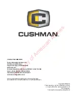 Preview for 176 page of Cushman HAULER 1200 Repair Manual