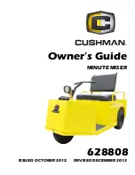 Cushman MINUTE MISER 628808 Owner'S Manual preview