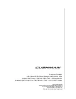 Preview for 119 page of Cushman MINUTE MISER Technician'S Repair And Service Manual