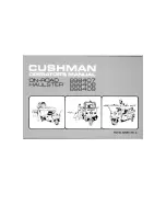 Cushman On-Road Haulster 898407 Operator'S Manual preview