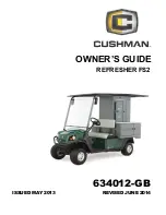 Cushman Refresher fs2 Owner'S Manual preview