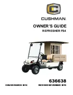 Предварительный просмотр 1 страницы Cushman refresher fs4 Owner'S Manual