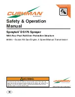 Cushman Spraytek DS175 Safety & Operation Manual preview