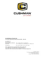 Preview for 124 page of Cushman TITAN HD 36V Service & Parts Manual