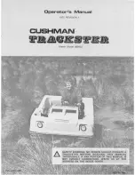 Cushman Trackster 898002 Operator'S Manual preview