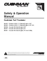 Cushman Turf Truckster 84043 Operation Manual preview