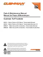 Cushman turf truckster Parts & Maintenance Manual preview