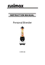 Cusimax CMPB-250 Instruction Manual preview