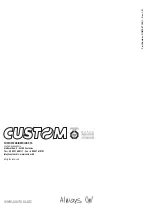 Предварительный просмотр 44 страницы Custom Audio Electronics FT190 II User Manual