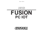 Предварительный просмотр 1 страницы Custom Audio Electronics FUSION PC IOT Short Manual