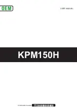 Предварительный просмотр 1 страницы Custom Audio Electronics KPM150H User Manual