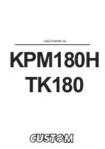 Custom Audio Electronics KPM180H User Manual preview