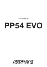 Preview for 1 page of Custom Audio Electronics PP54 EVO User Manual