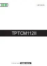 Предварительный просмотр 1 страницы Custom Audio Electronics TFTCM112II User Manual