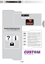 Предварительный просмотр 23 страницы Custom Audio Electronics TK300II User Manual