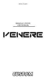 Custom Audio Electronics Venere User Manual preview