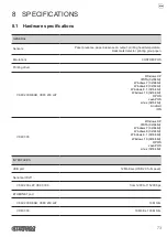 Предварительный просмотр 73 страницы Custom Audio Electronics VK80 User Manual