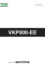 Предварительный просмотр 1 страницы Custom Audio Electronics VKP80II-EE User Manual