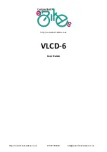 Custom Built eBikes VLCD-6 User Manual preview