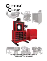 Custom Crimp CC1000 Operator'S Manual preview