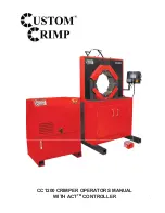 Preview for 1 page of Custom Crimp CC1200 Operator'S Manual