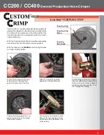 Предварительный просмотр 8 страницы Custom Crimp CC200 Operator'S Manual