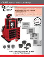 Custom Crimp CC440 series Operator'S Manual preview