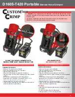 Предварительный просмотр 4 страницы Custom Crimp D160S-T420 Operator'S Manual