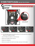 Предварительный просмотр 5 страницы Custom Crimp D160S-T420 Operator'S Manual