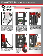 Предварительный просмотр 8 страницы Custom Crimp D160S-T420 Operator'S Manual