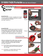 Предварительный просмотр 10 страницы Custom Crimp D160S-T420 Operator'S Manual