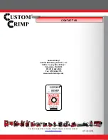 Предварительный просмотр 32 страницы Custom Crimp D165 Series Operator'S Manual