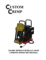 Custom Crimp D165NP Series Operator'S Manual предпросмотр