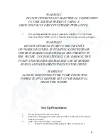 Preview for 6 page of Custom Design & Fabrication Monkey PWH-100/3 Operation Manual