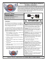 Preview for 1 page of Custom Dynamics CCM-6 Installation Instructions Manual