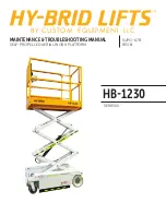 Custom Equipment Hy-Brid Lifts HB-1230 Maintenance & Troubleshooting Manual preview