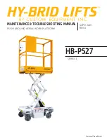 Предварительный просмотр 1 страницы Custom Equipment Hy-Brid Lifts HB-P527 Maintenance And Troubleshooting Manual