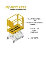 Предварительный просмотр 1 страницы Custom Equipment Hy-Brid Lifts HB-P830CE Maintenance And Troubleshooting Manual