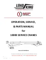 CUSTOM TRUCK LOAD KING 10000 Operation, Service & Parts Manual preview