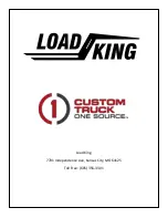 Preview for 6 page of CUSTOM TRUCK LOAD KING 10000 Operation, Service & Parts Manual