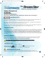 Предварительный просмотр 3 страницы Customatic dreamstar CM-ABDS-A18-WWM-U-S-AC-PLBS-DR-LM Owner'S Manual