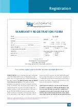 Preview for 15 page of Customatic Galaxy CUSGX01 Owner'S Manual