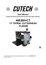 Cutech 40600H-CT User Manual preview