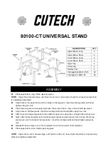 Cutech 80100-CT Manual preview