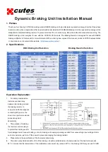 Предварительный просмотр 4 страницы CUTES DBU302-011 Installation Manual