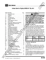 Предварительный просмотр 61 страницы Cutler-Hammer Digitrip RMS 510 Instructions Manual